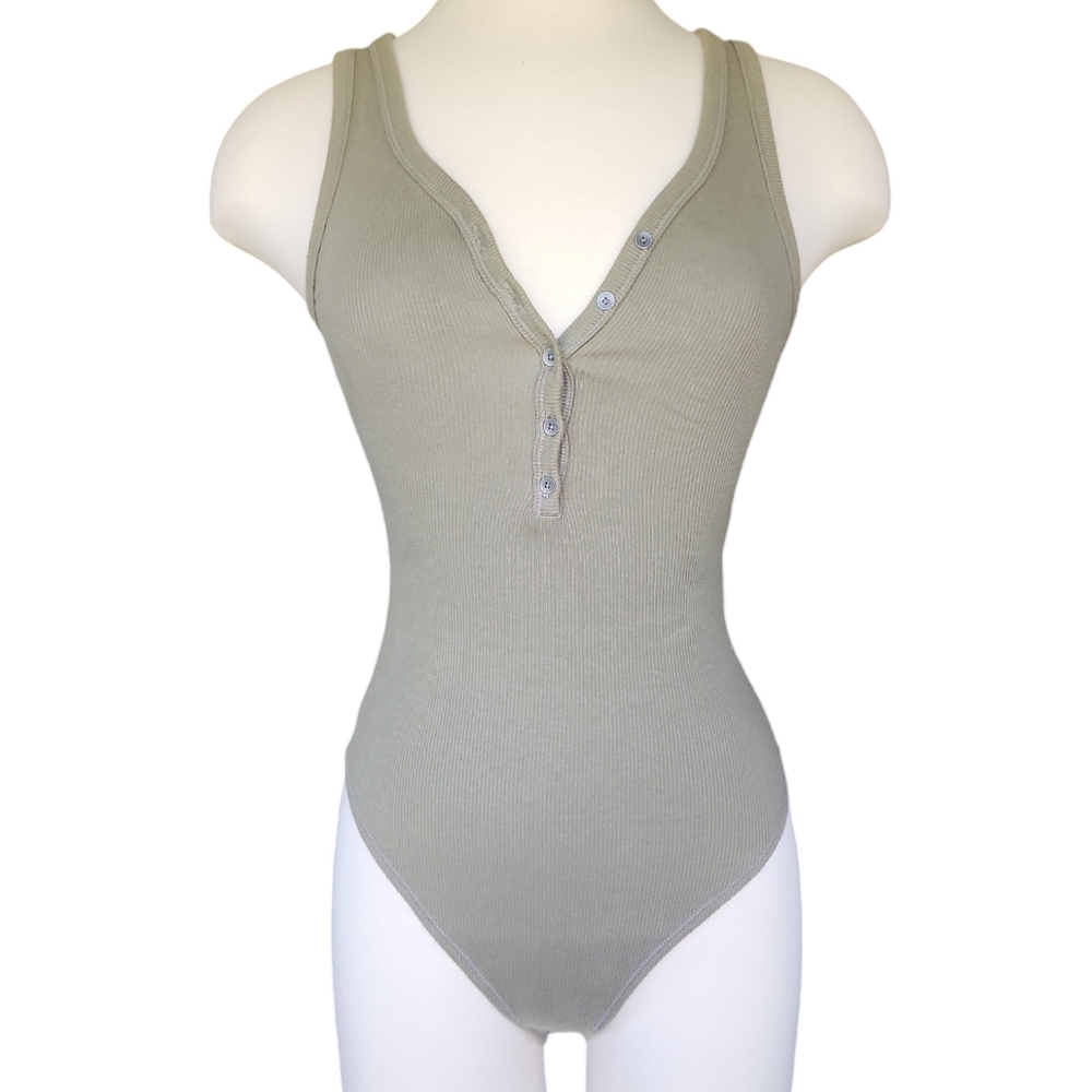 olive green bodysuit